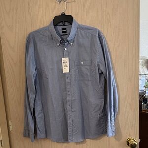 Boss Casual Blue Button Down Shirt